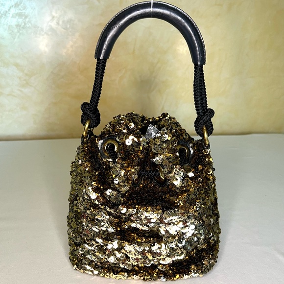 Louis Vuitton Sequin Mini Noe Rococo Gold - Picture 2 of 15